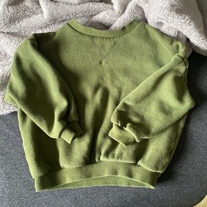 Zara Kids Hunter Green Crew Neck